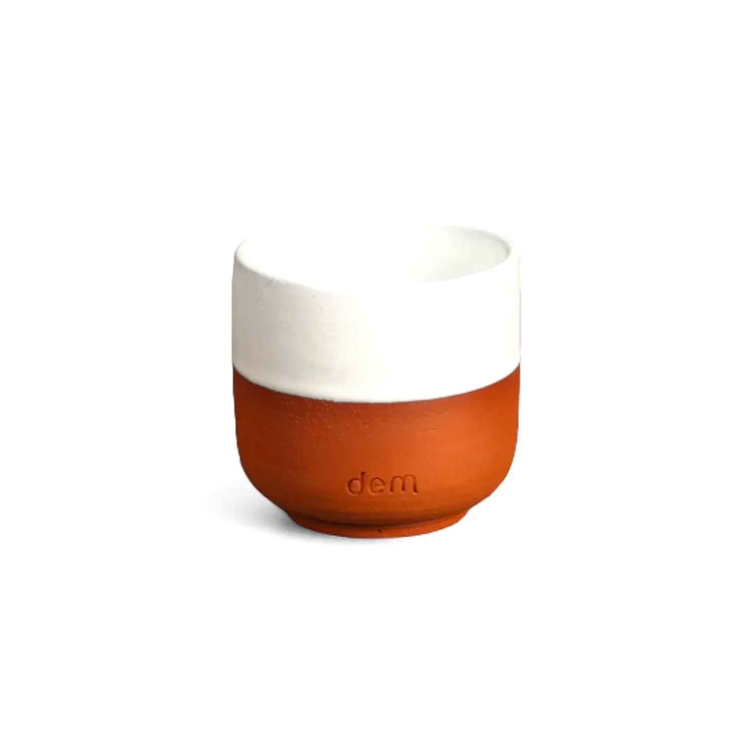 Dem Terracotta Bardak - Beyaz