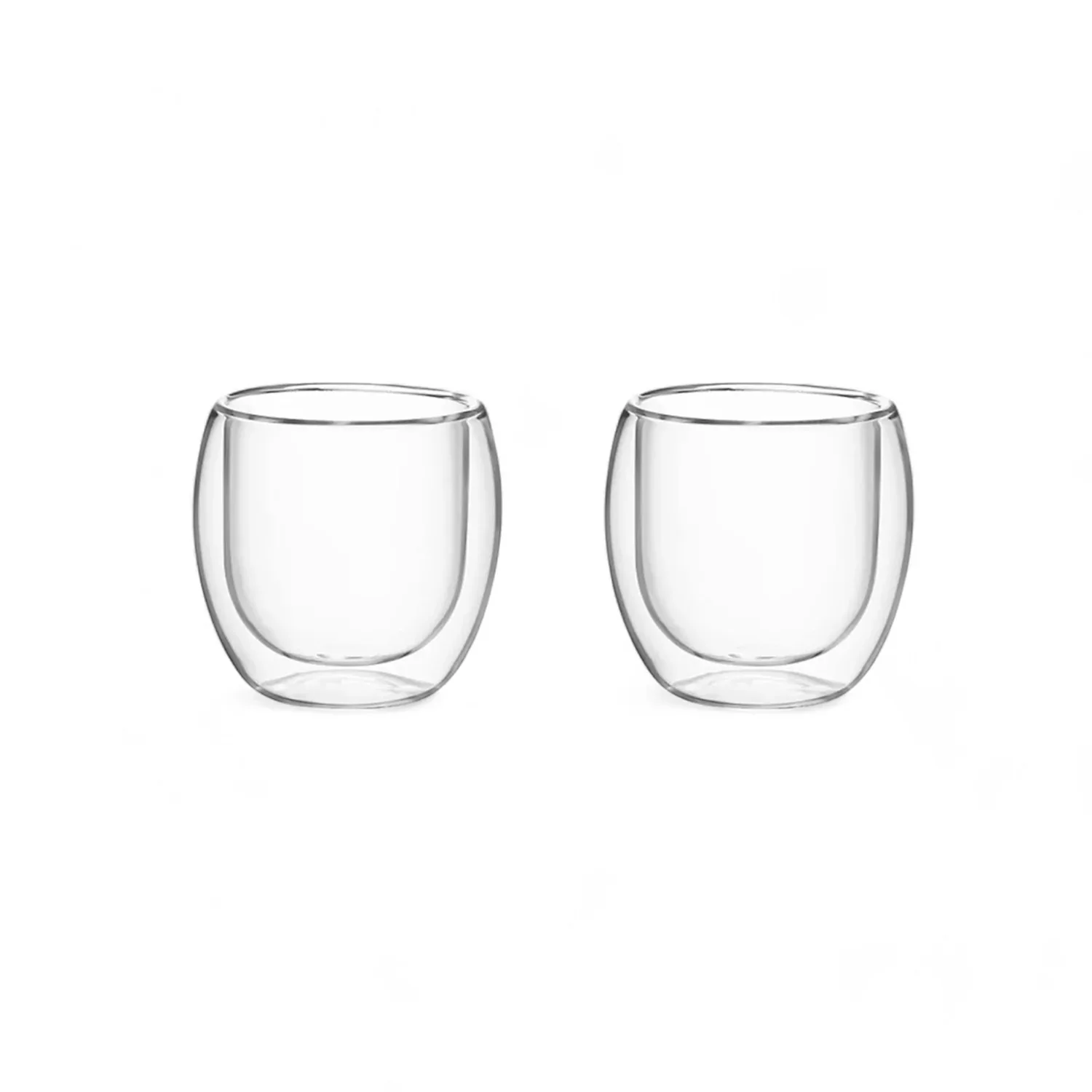 Moulins 2'li Çift Camlı Çay Bardağı (100 ml)